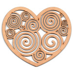 LASER DIX- DECO Y ARTESANIAS COD. 0100 20 CORAZONES