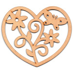 LASER DIX- DECO Y ARTESANIAS COD. 0103 10 CORAZONES
