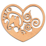 LASER DIX- DECO Y ARTESANIAS COD. 0104 10 CORAZONES