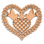 LASER DIX- DECO Y ARTESANIAS COD. 0109 30 CORAZONES