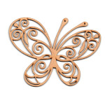 LASER DIX- DECO Y ARTESANIAS COD. 0194  6 MARIPOSAS
