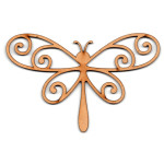 LASER DIX- DECO Y ARTESANIAS COD. 0196 20 MARIPOSAS
