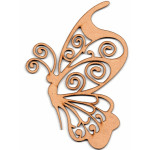 LASER DIX- DECO Y ARTESANIAS COD. 0201  6 MARIPOSAS